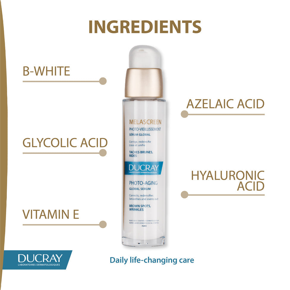 Ducray MELASCREEN GLOBAL SERUM photo-aging 30ML