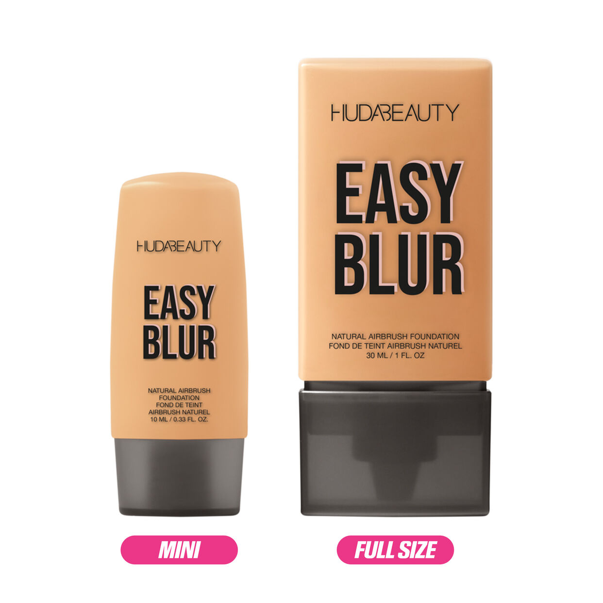 Huda Beauty Mini Easy Blur Natural Airbrush Foundation with Niacinamide 10ml - Medaid International
