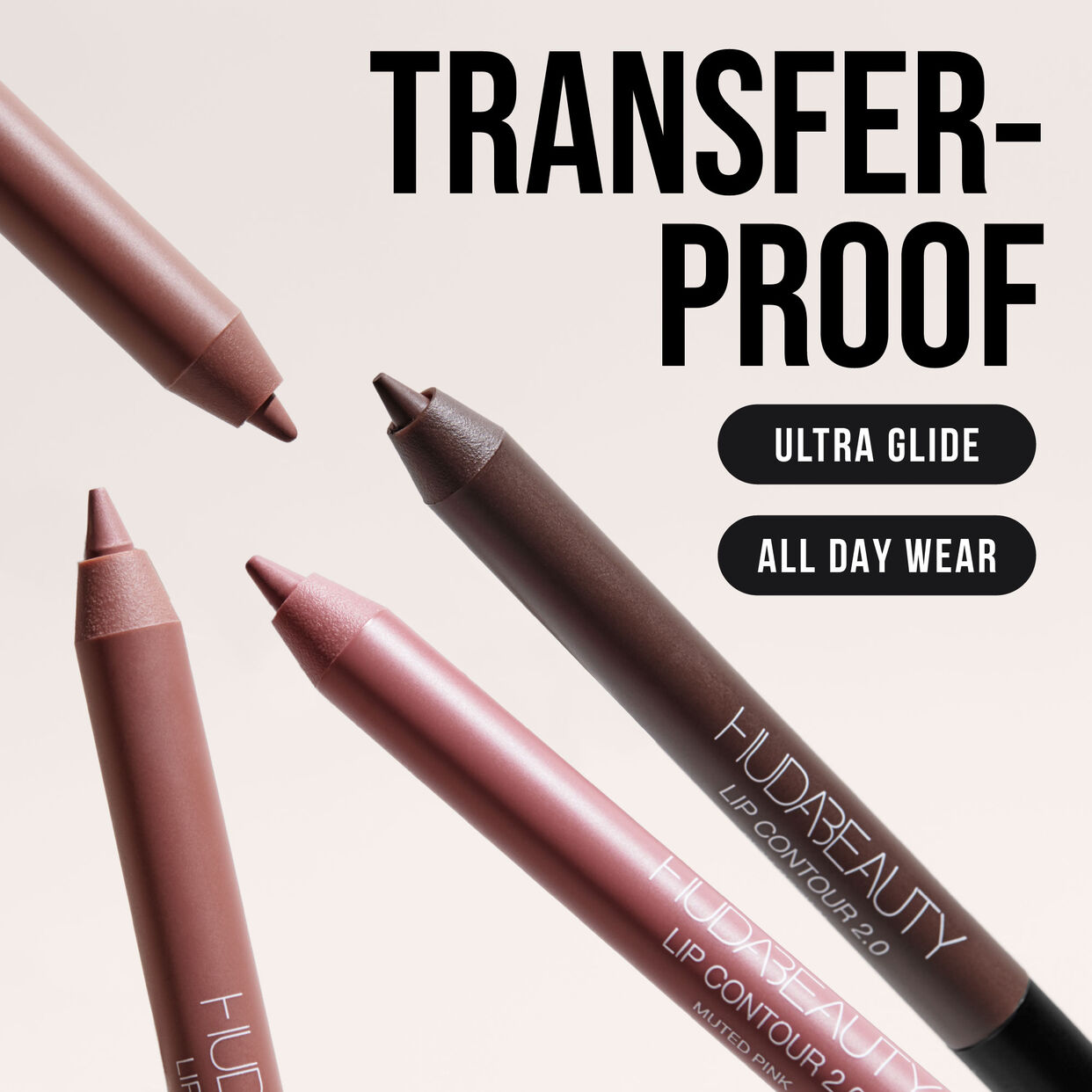 Huda Beauty Lip Contour Mini Duo Blushed Pinks Lipliners