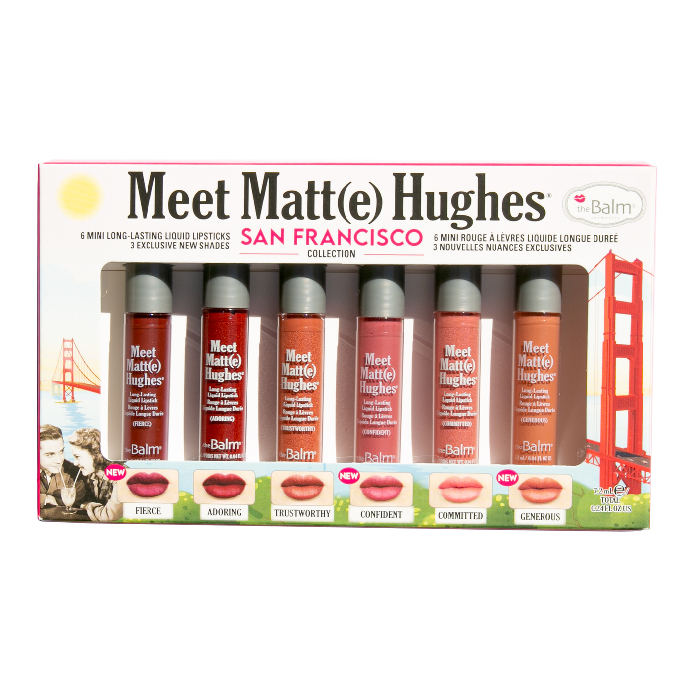 The Balm Meet Matt(e) Hughes 6 Pieces Mini Kit San Francisco Collection