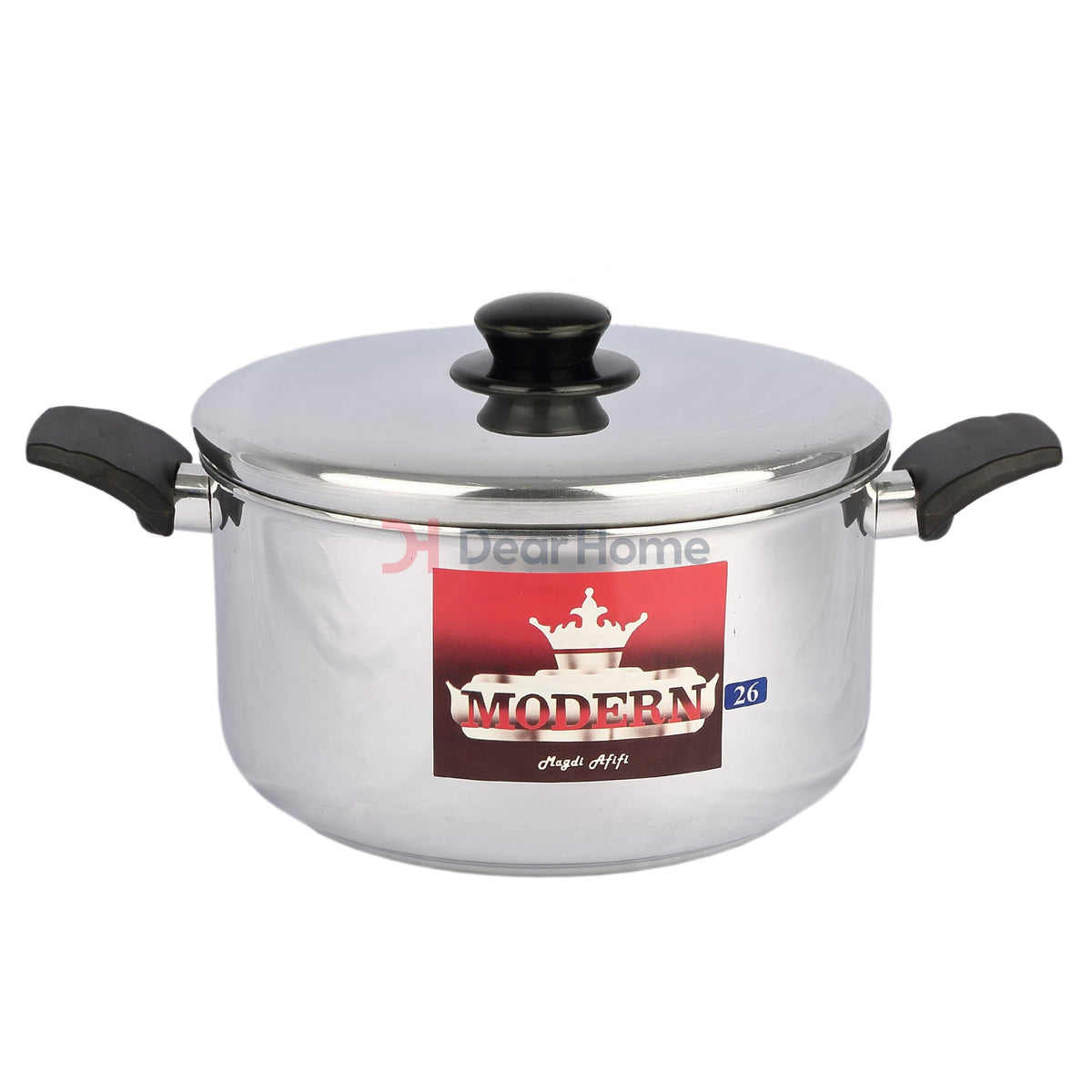 Modern Aluminium 26Cm Pot With Lid
