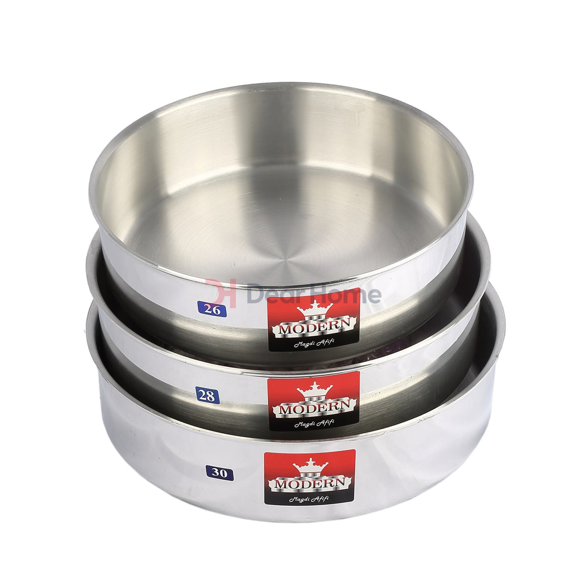 Modern 26/28/30Cm Round Oven Tray Set