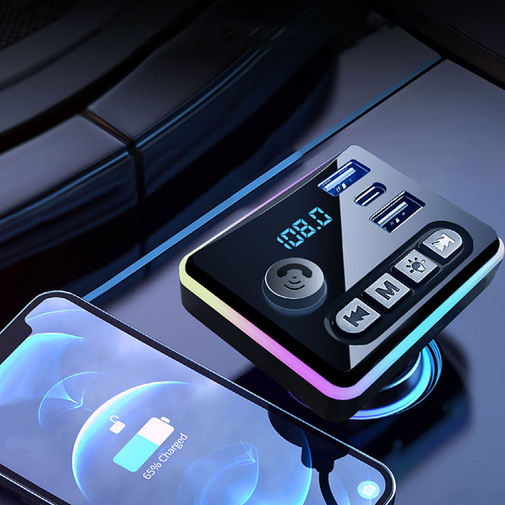 Bluetooth 5.0 car fm player receiver