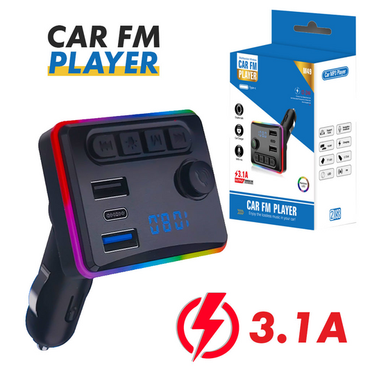 Bluetooth 5.0 car fm player receiver