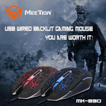 MEETION M930 Gaming Mouse Wired With RGB Chroma Backlit