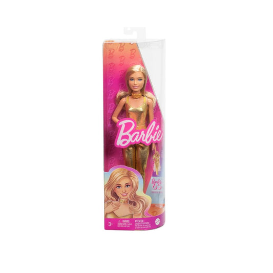 Barbie Fashionistas Doll Golden Jumpsuit