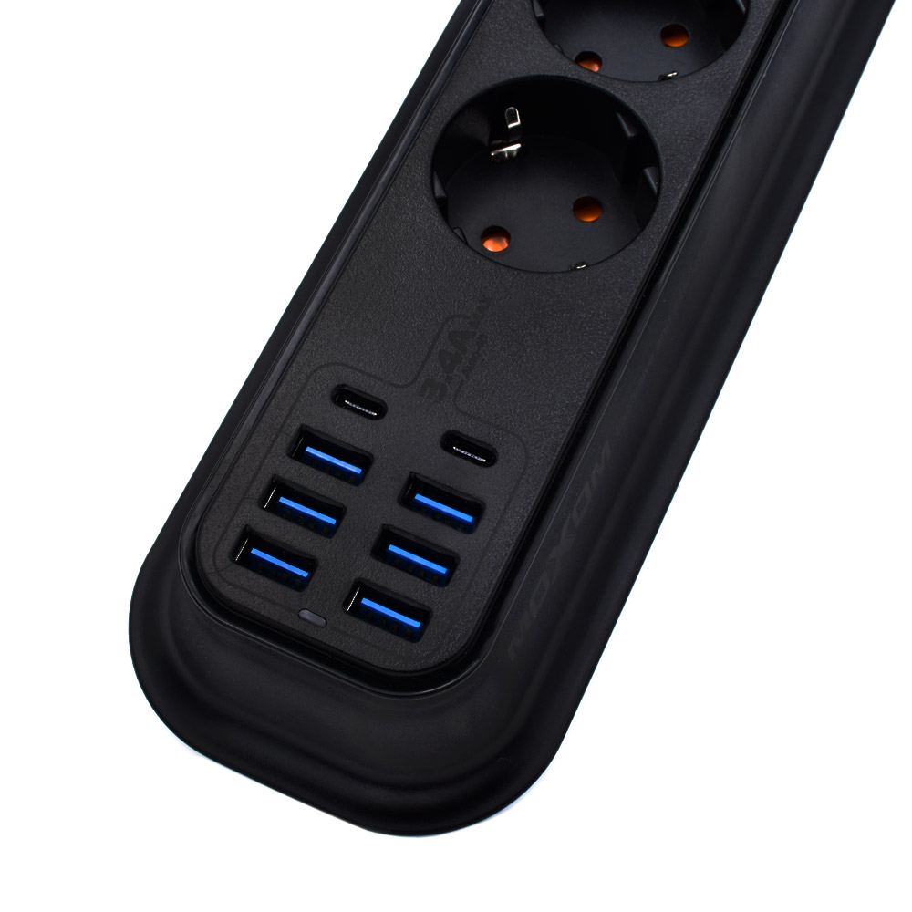 MOXOM Power Strip with Anti Static Sockets MX-ST05 - Medaid International