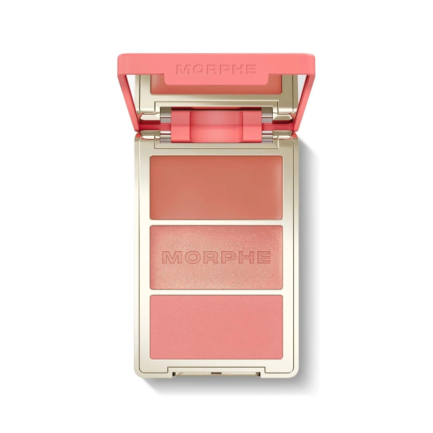 MORPHE CHEEK THRILLS MULTI FINISH FACE TRIO Beach Bonfire (Coral peach)