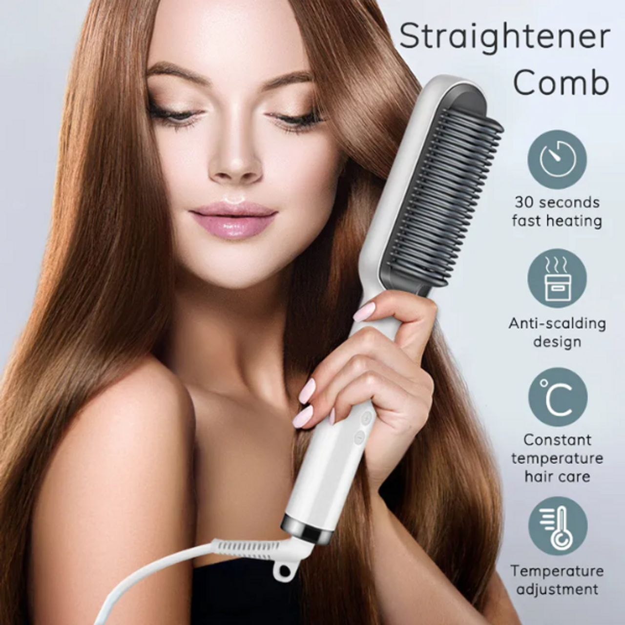 HEATED STRAIGHTENING BRUSH