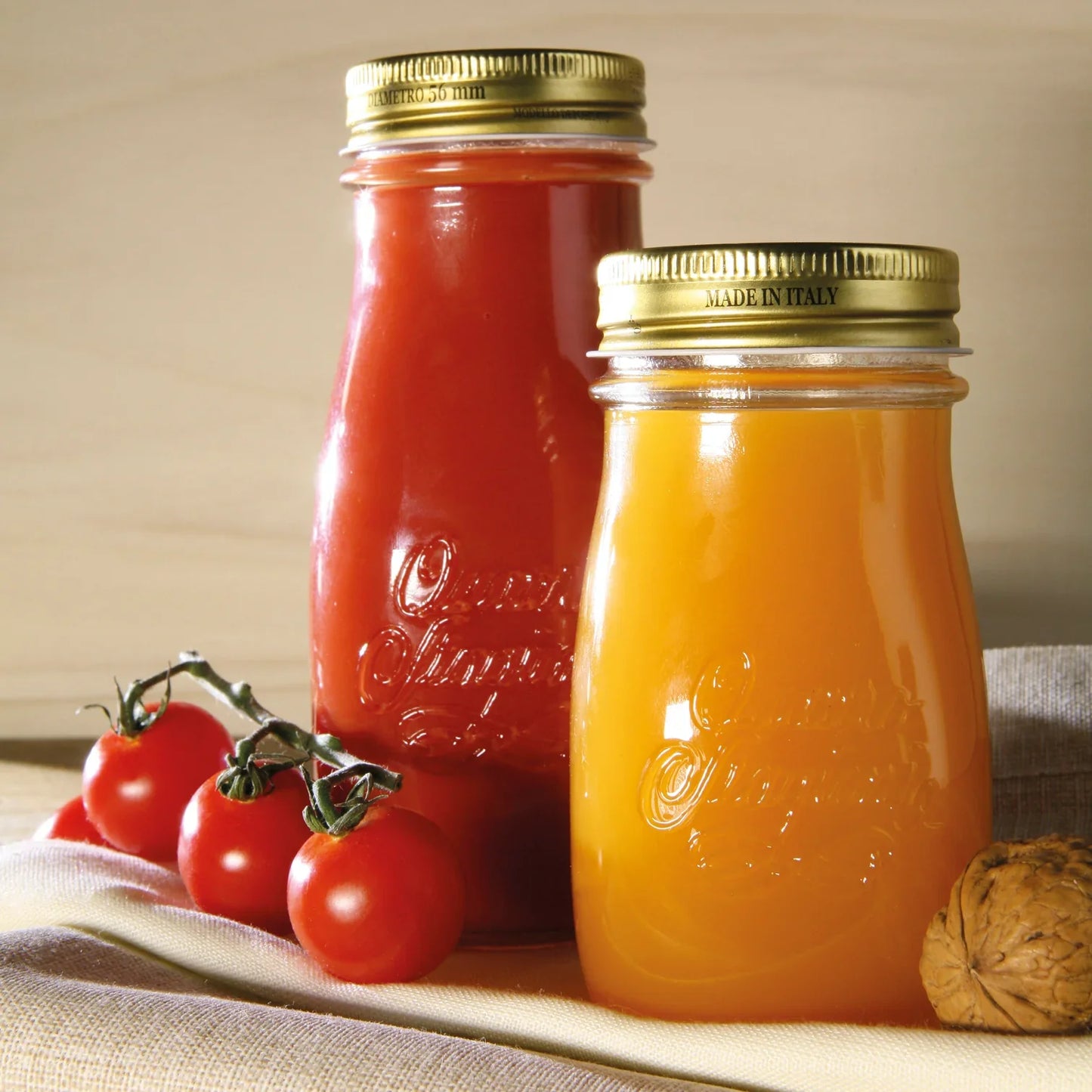Bormioli rocco Quattro Stagioni 13.5 oz. Canning Bottle with Lid