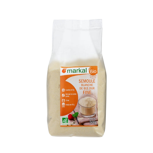 Organic Fine White Durum Wheat Semolina - Medaid International