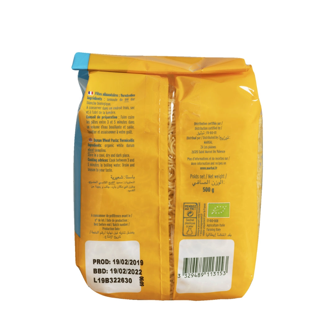 Organic Vermicelli Pasta - Medaid International