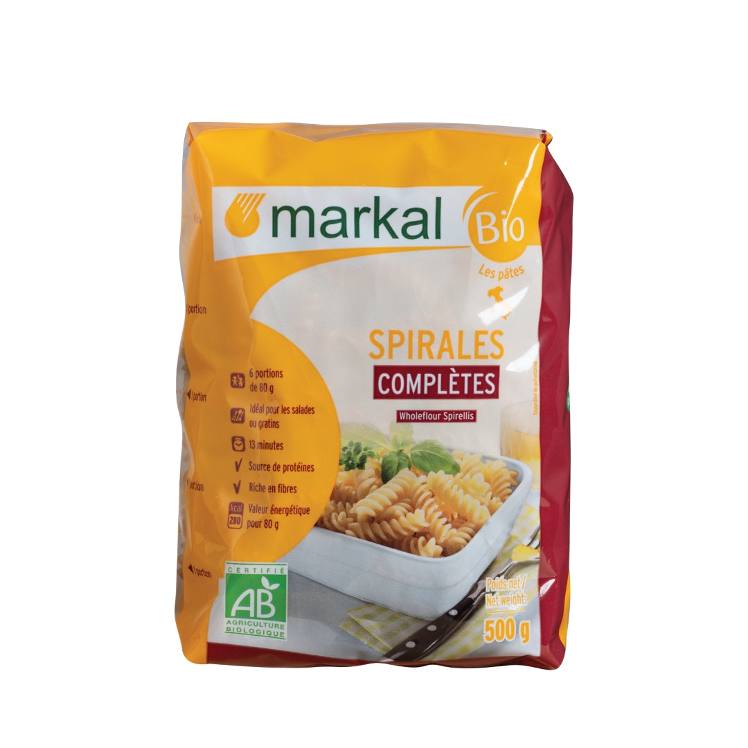 Organic Whole Fusilli Pasta - Medaid International