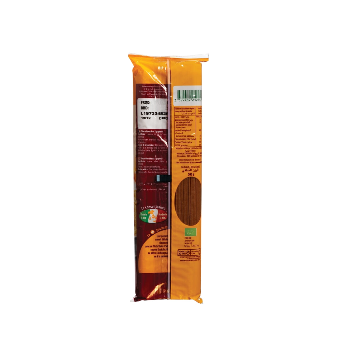Organic Whole Spaghetti Pasta - Medaid International