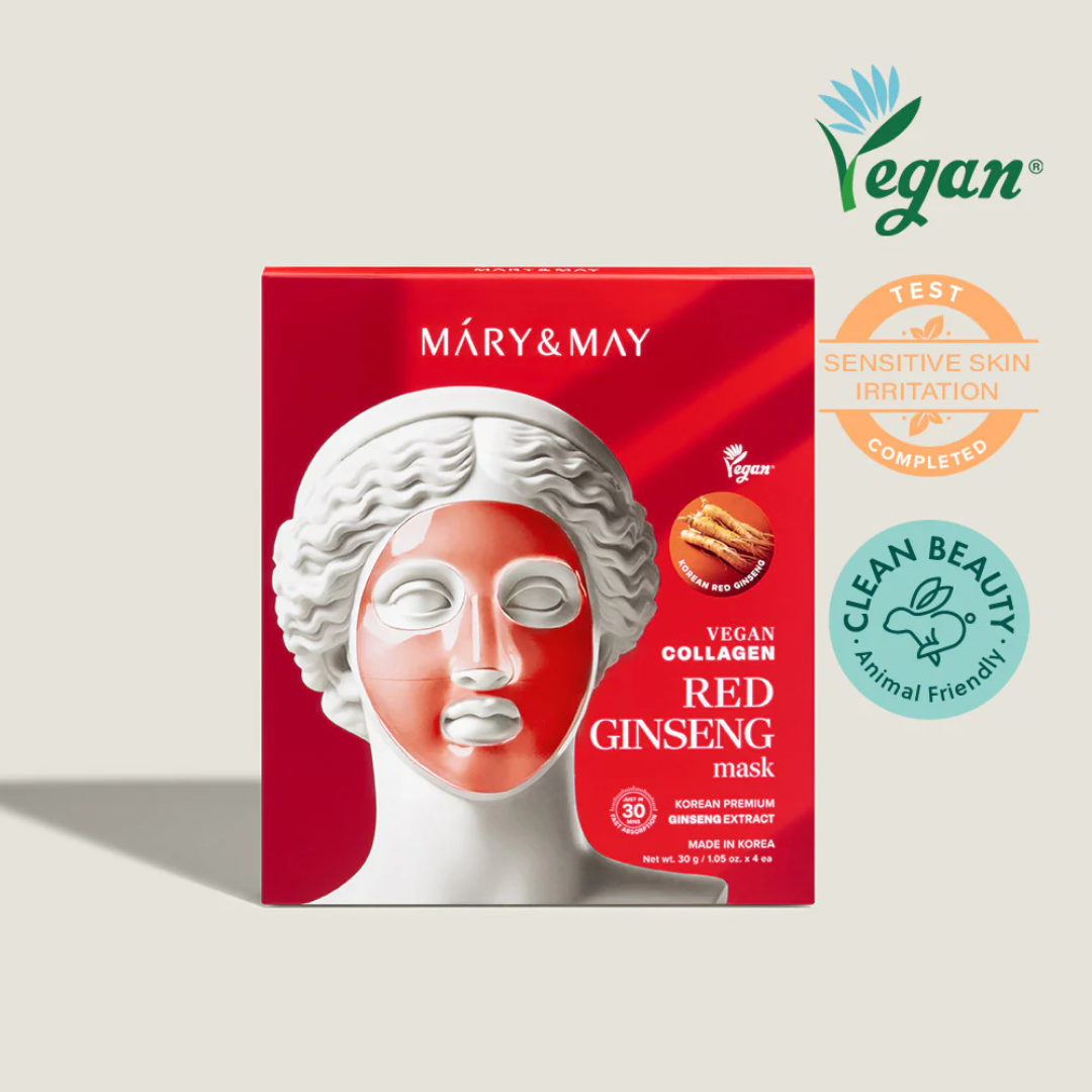 Mary And May Vegan Collagen Red Ginseng Mask