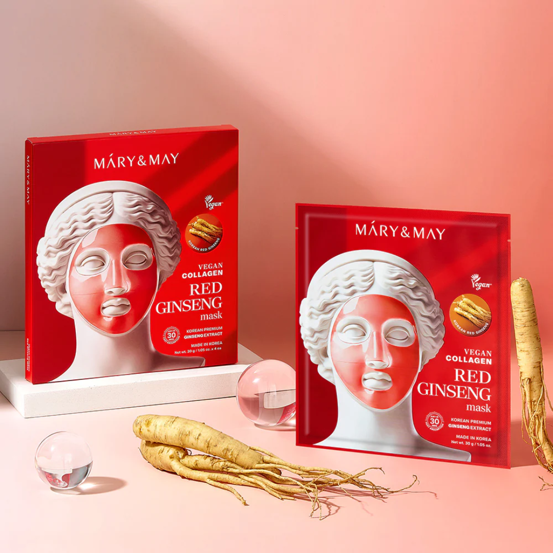 Mary And May Vegan Collagen Red Ginseng Mask