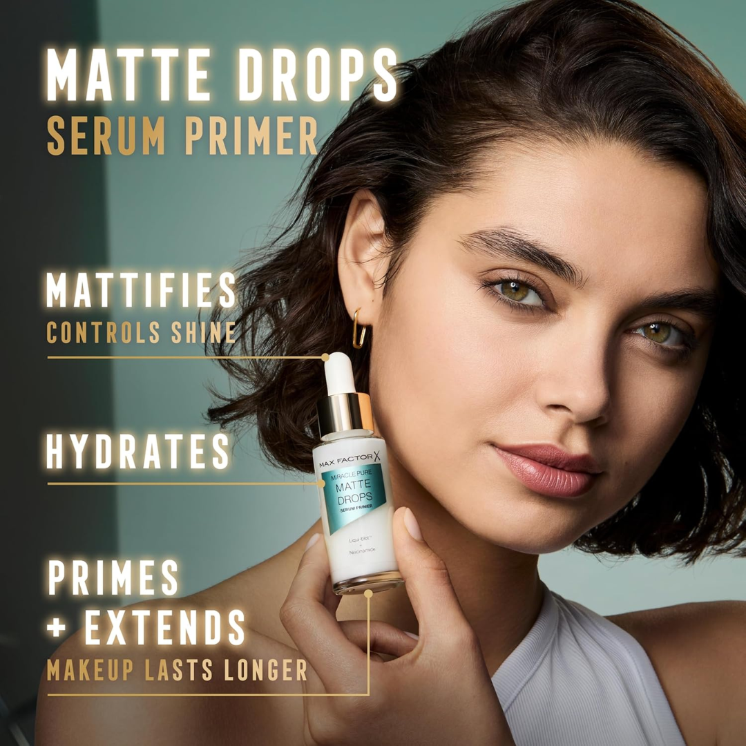Max Factor New Miracle Pure Matt Drops Serum Primer