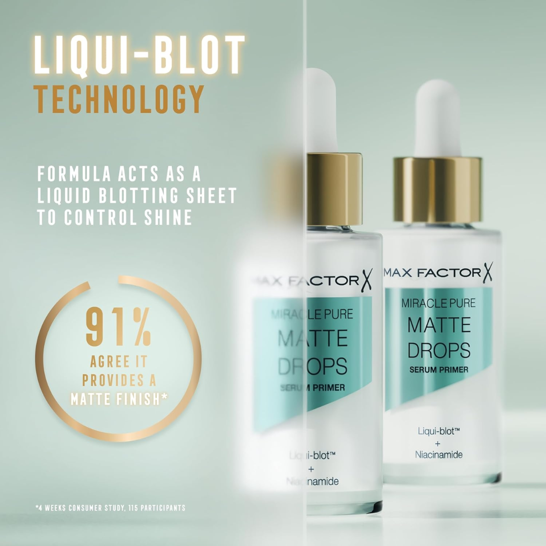 Max Factor New Miracle Pure Matt Drops Serum Primer