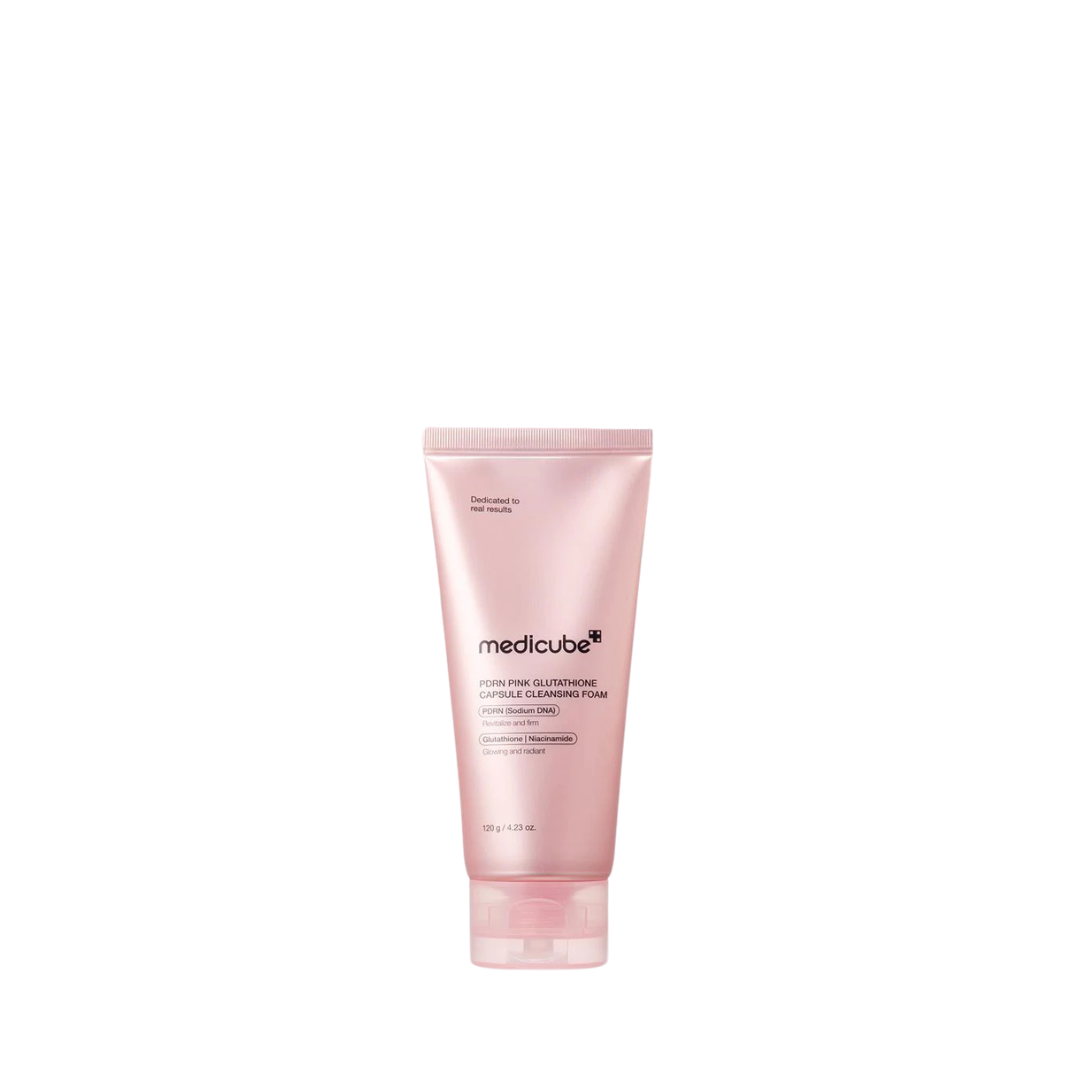 Medicube PDRN Pink Glutathione Capsule Cleansing Foam
