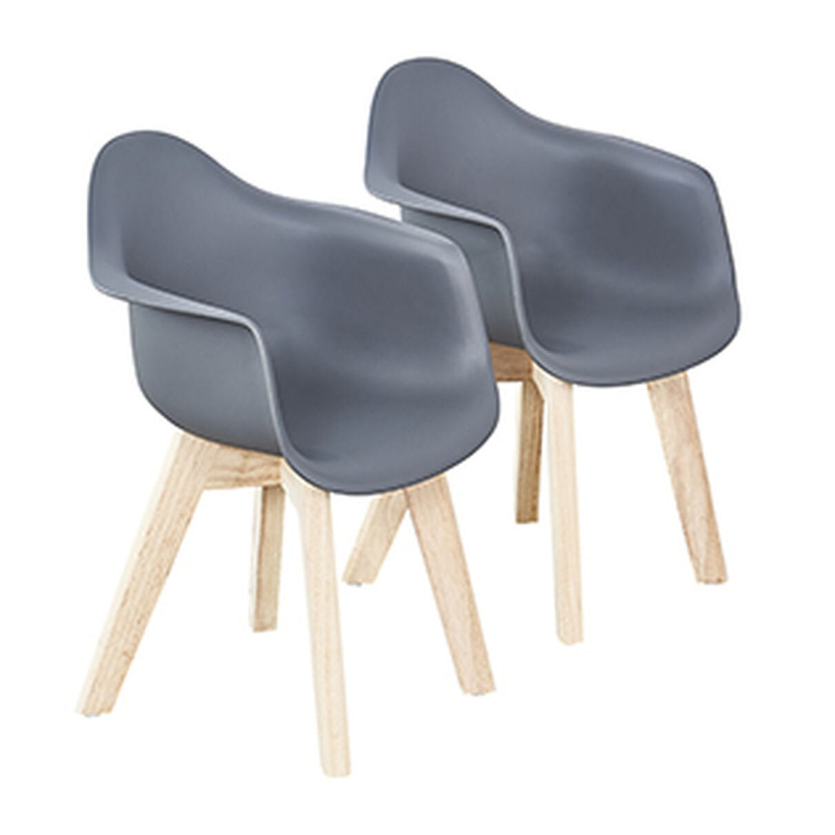 Miila - Children Chair Comfortable - Nursery Seating - Grey