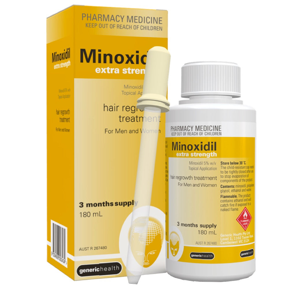 Minoxidil Extra Strength - 3 Month Supply - Medaid International
