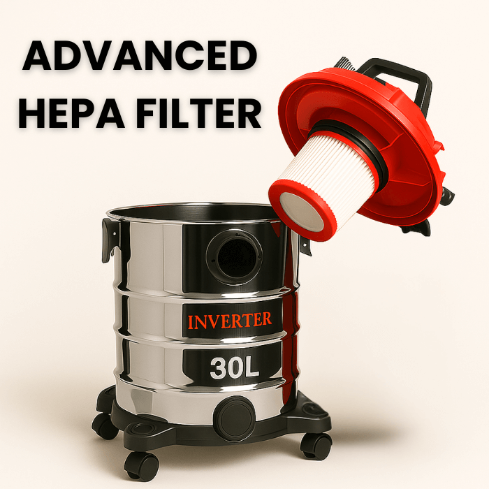 Mirage™ Inverter Vacuum Cleaner | Powerful Wet & Dry - Medaid International