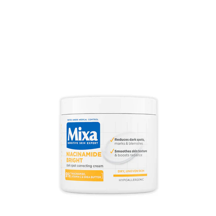 Mixa Niacinamide Bright Moisturising Anti-Dark Spot Cream Jar 400ml