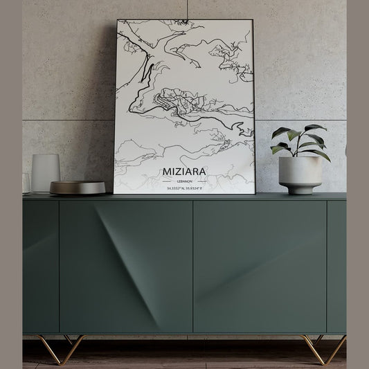 Sook's Miziara Map Poster
