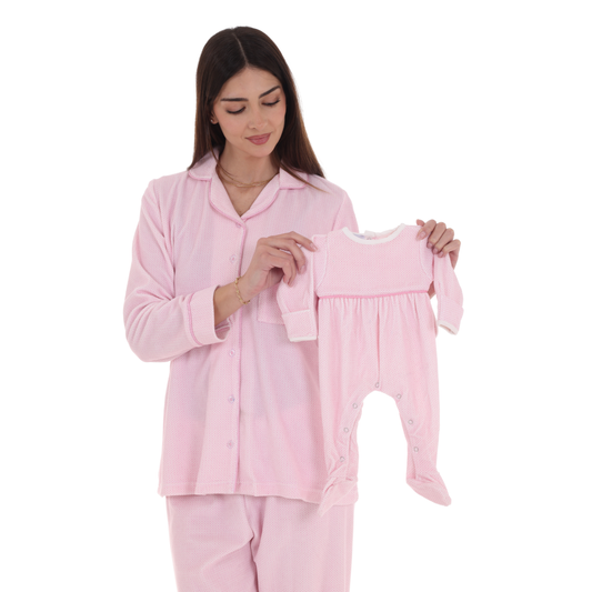 Cosset Loungewear Moments Mommy & Me Loungewear Set – Pink "Small"