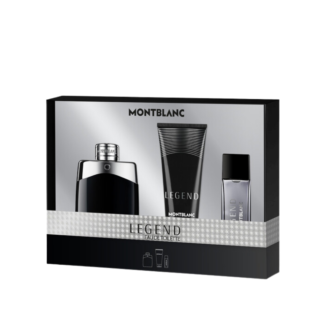 Mont Blanc Men's Legend Eau De Toilette For Him Gift Set