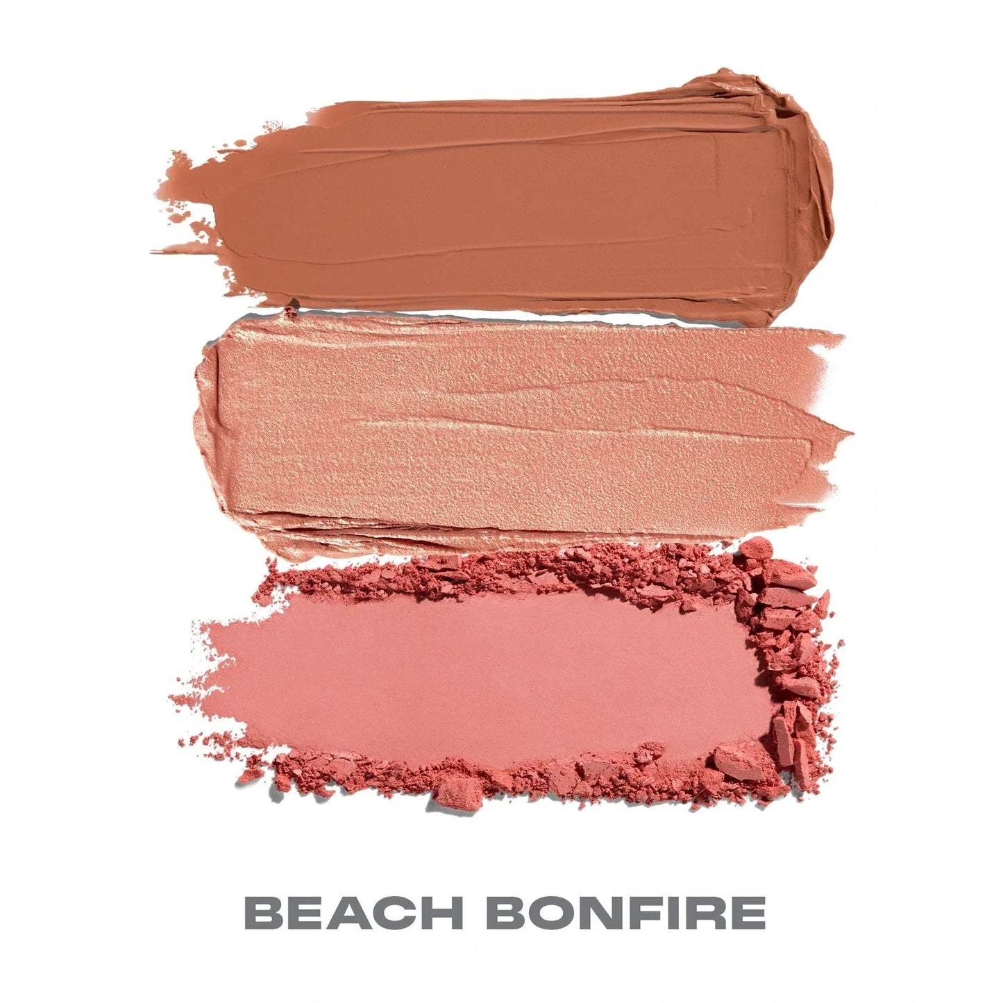MORPHE CHEEK THRILLS MULTI FINISH FACE TRIO Beach Bonfire (Coral peach)
