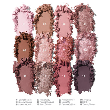 MORPHE ChromaPlus 12-Pan Eyeshadow Palette  Rose Frequency