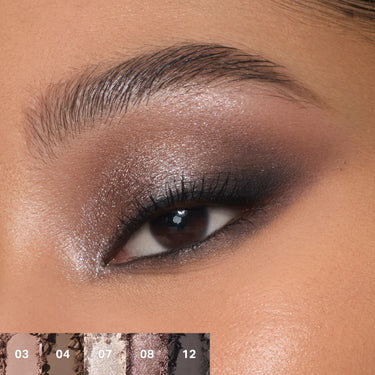 MORPHE ChromaPlus 12-Pan Eyeshadow Palette-MOON STONE