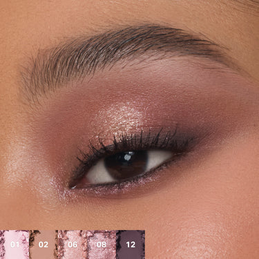 MORPHE ChromaPlus 12-Pan Eyeshadow Palette  Rose Frequency