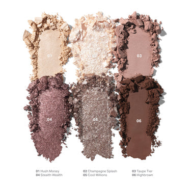 MORPHE ChromaPlus 6-Pan Eyeshadow Palette-Rich Glitch
