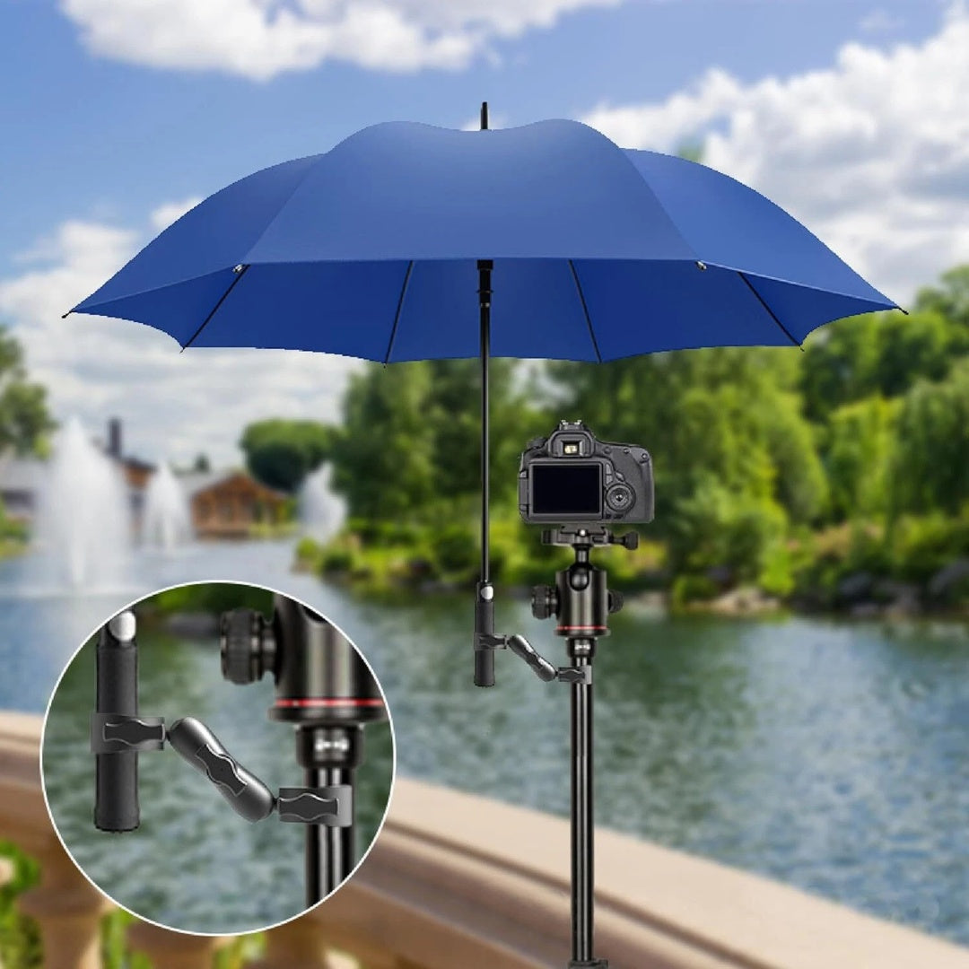 Motorcycle Camera Clamp Double Head Mount