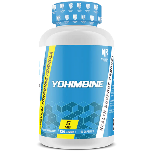 Muscle Rulz Yohimbine – Health Support Formula, 120 Capsules | Energy, Focus & Wellness Support