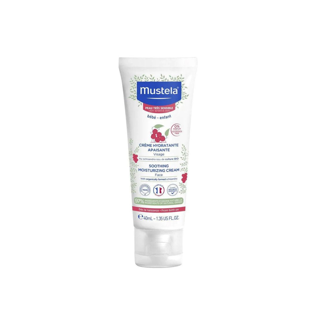 Mustela Soothing Moisturizing Face Cream – For Very Sensitive Skin