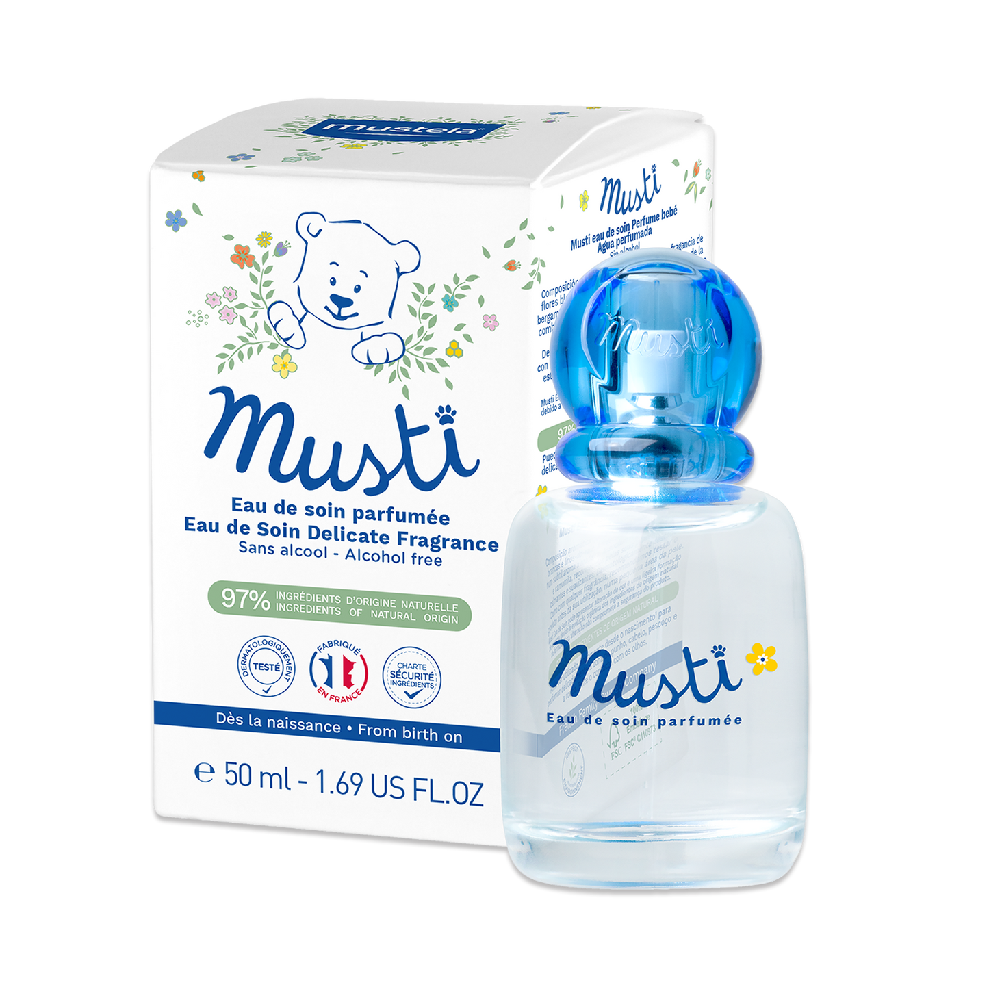Mustela Musti Eau De Soin Delicate Fragrance