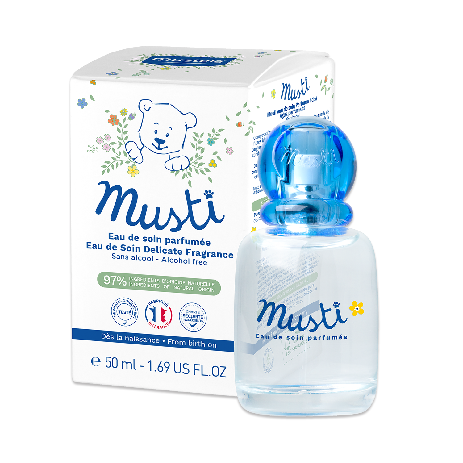 Mustela Musti Eau De Soin Delicate Fragrance