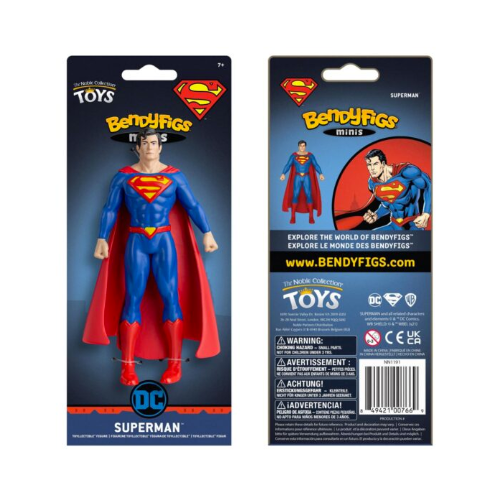 The Noble Collection DC-Superman Mini Bendyfig - Medaid International