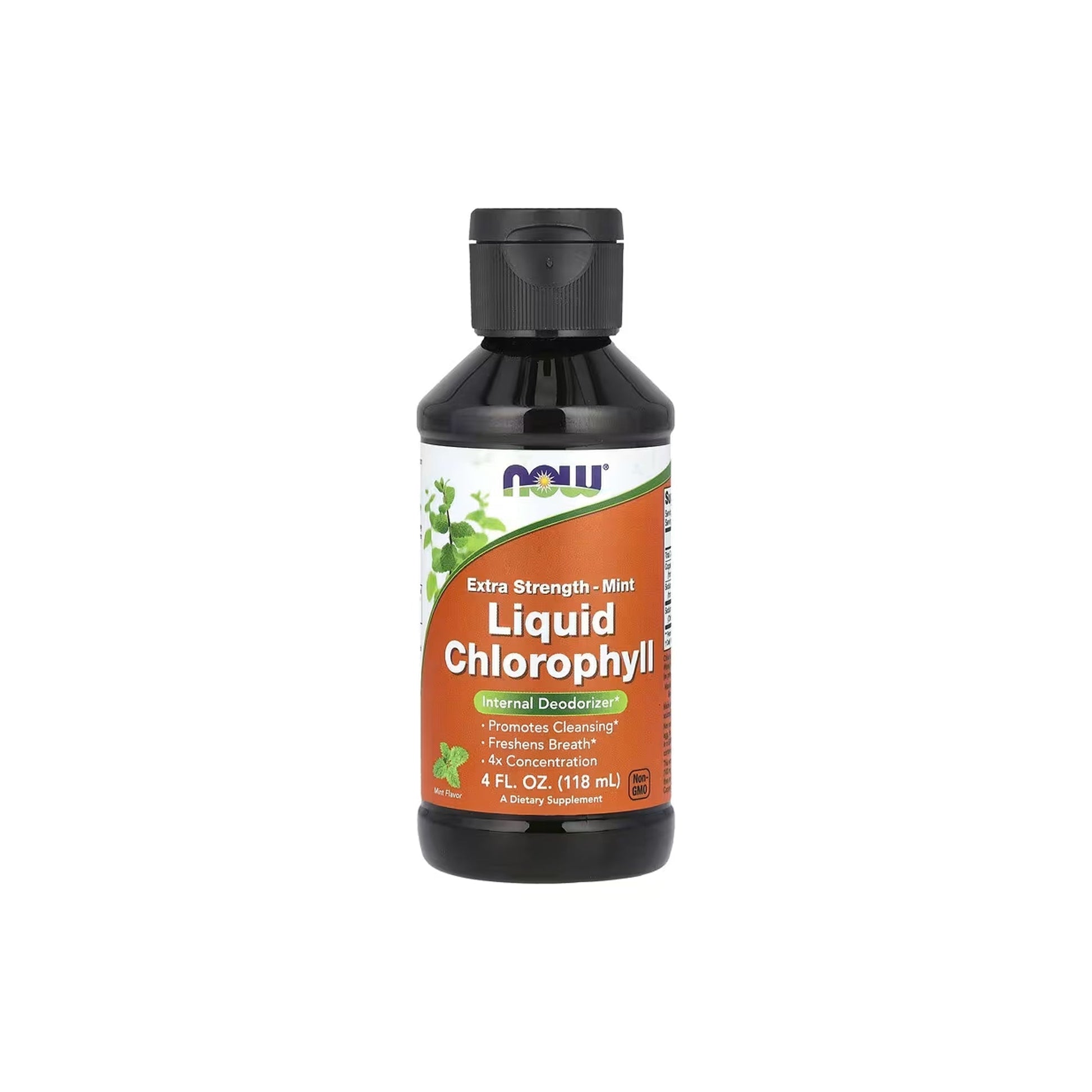 NOW CHLOROPHYLL LIQUID, EXTRA STRENGTH MINT - Medaid International