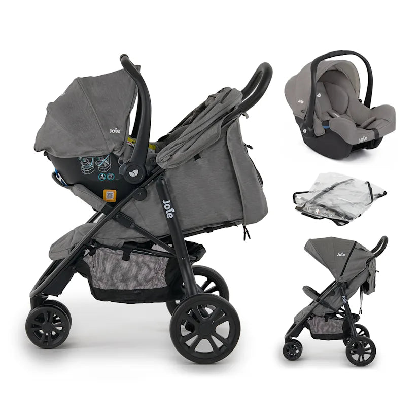 Joie - Litetrax (3) Stroller  -Travel System - Pebble