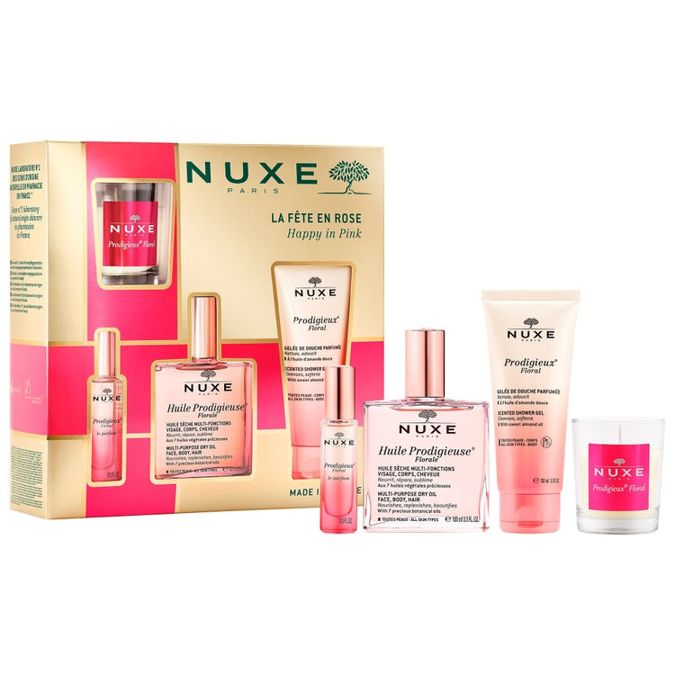Nuxe Prodigieux Floral Happy in Pink Beauty Set