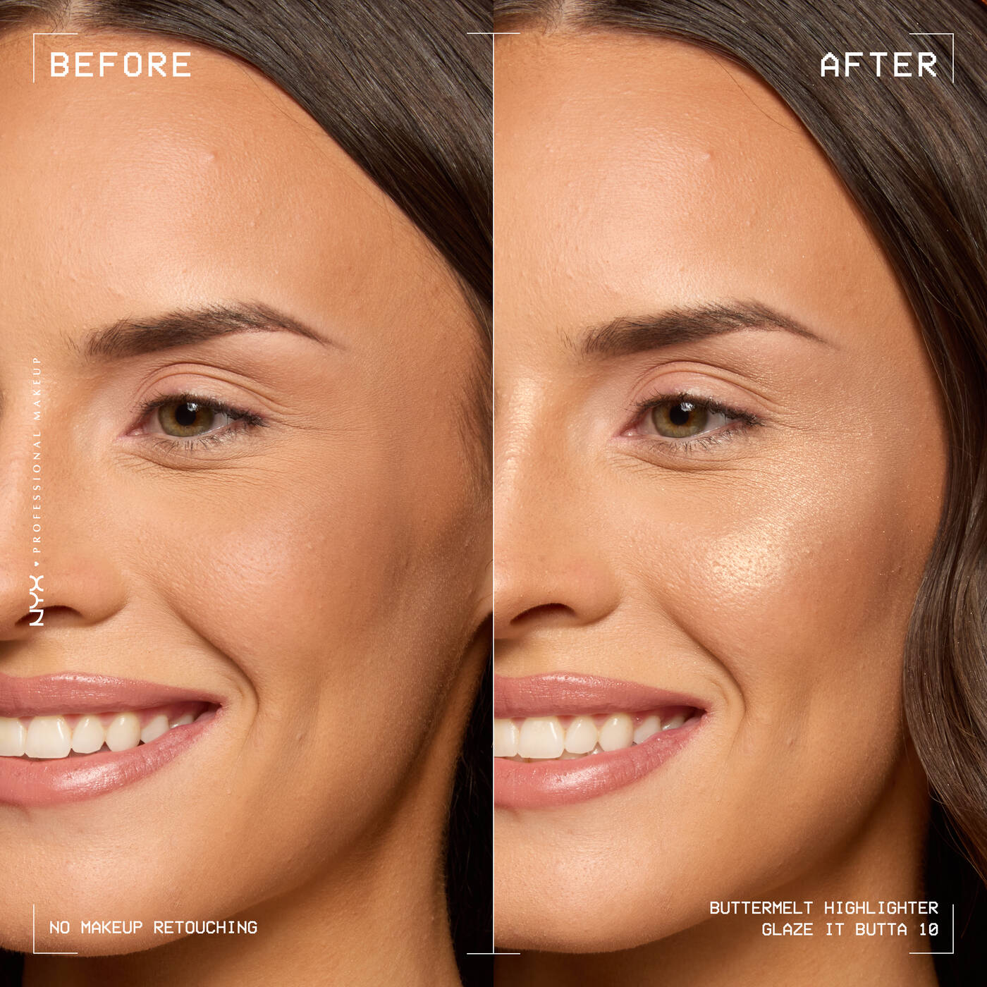 NYX BUTTERMELT HIGHLIGHTER Butter smooth glowy highlighter in eight shades-LIGHT BRONZE GLAZE IN BUTTA