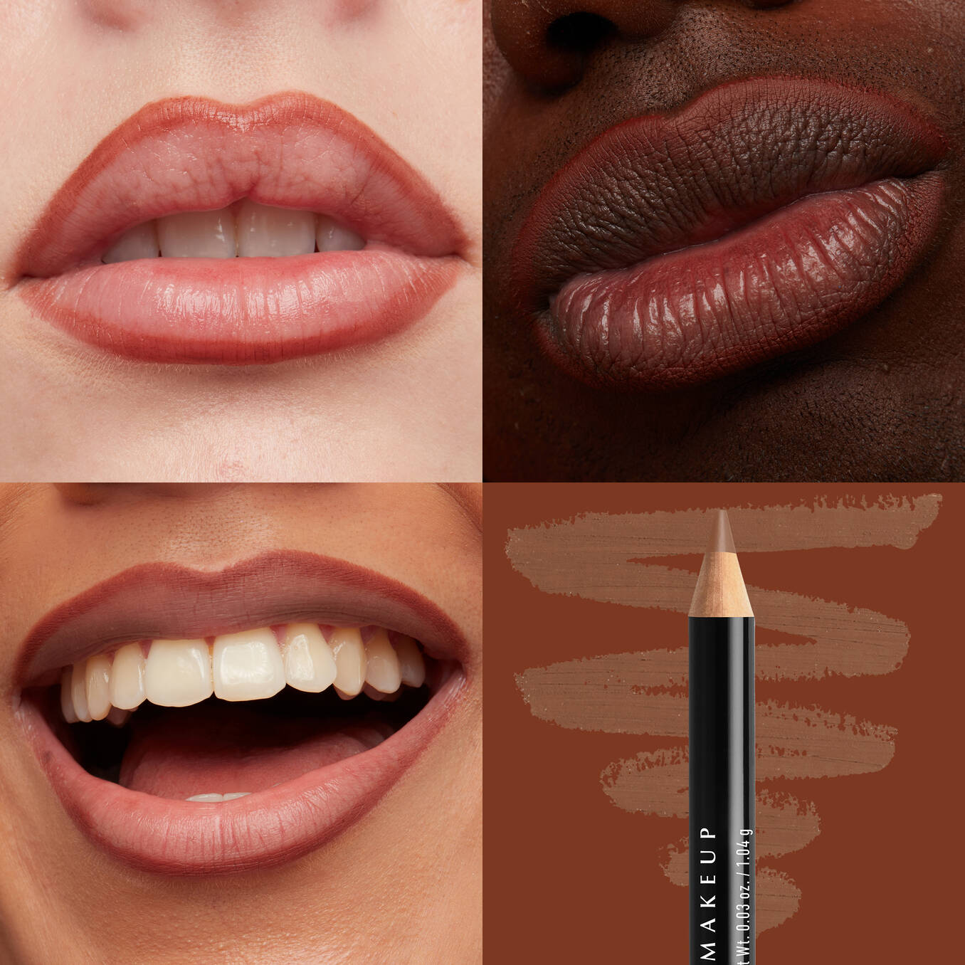 NYX Slim Lip Pencil Natural-looking long-wear lip liner-NUTMEG