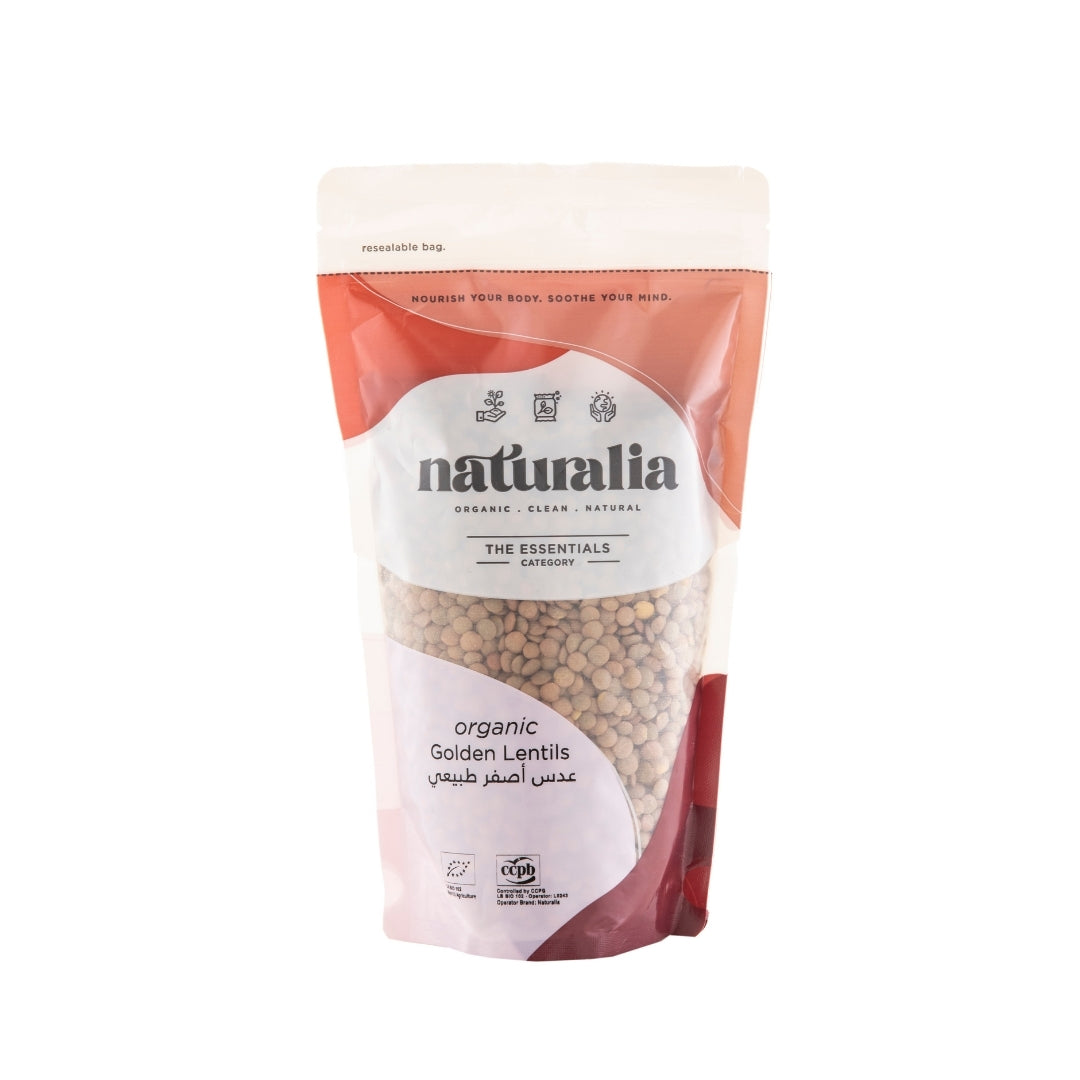 Organic Golden Lentils - Medaid International