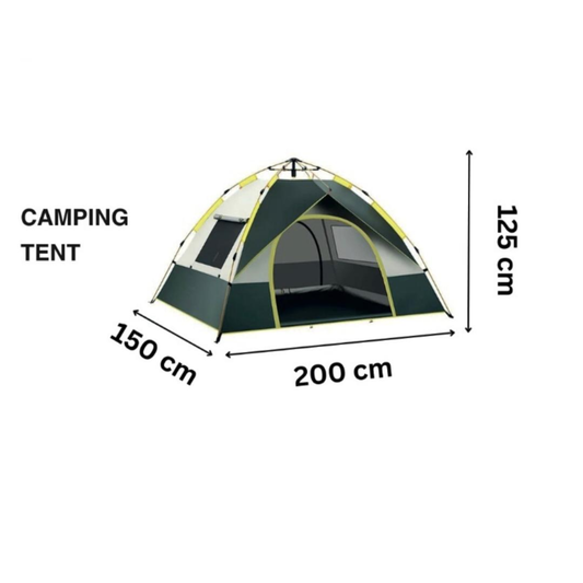 Camping tent Portable 2‚Äì3 Person ‚Äì Waterproof Double Door & Windows