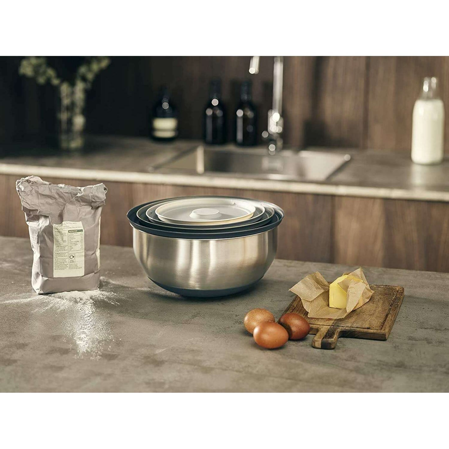Nest 100 Prep & Store Mixing Bowl Set with Lids - Medaid International
