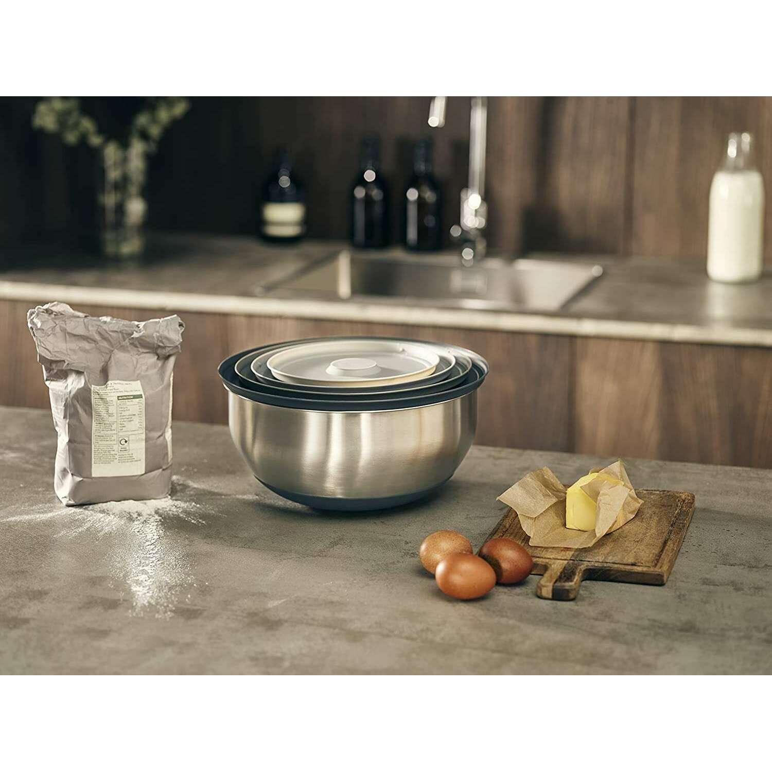 Nest 100 Prep & Store Mixing Bowl Set with Lids - Medaid International